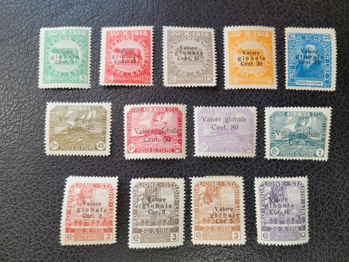 Fiume 73a 85a 1919 valor - #73a-85a,