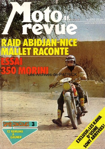 Moto revue 2252 morini 350 - moto,