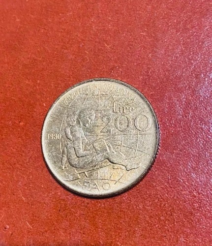 Moneta 200 lire - lire, 1980