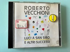 CD - Roberto Vecchioni - Luci a San Siro e altri successi - CGD Anno 1994