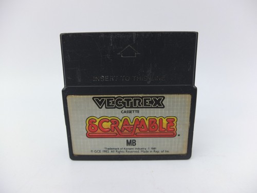 Vectrex cassette scramble - vectrex,