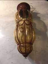 Lanterna veneziana vintage con cappello in metallo