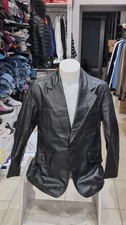 mens black leather coat jacket