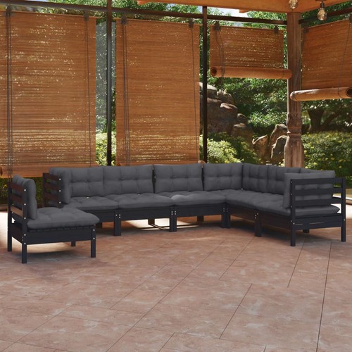 Set divani legno pino da - set, in