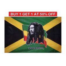 Bob Marley Flag Large Rasta