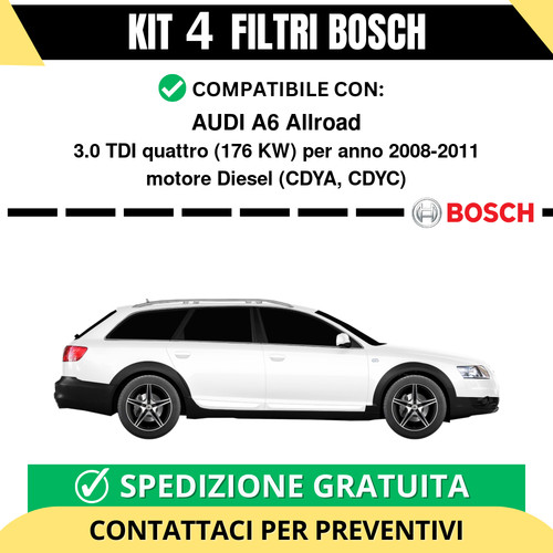 Kit bosch filtri tagliando - filtri,