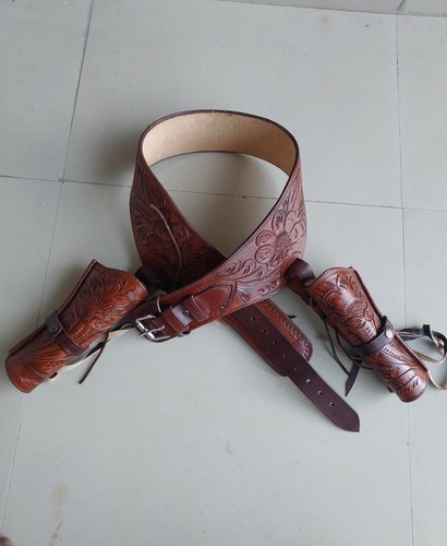 Western double gun holster - western,
