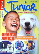 FOCUS JUNIOR N. 206 - GRANDI AMICI - OUTLET DEL LIBRO