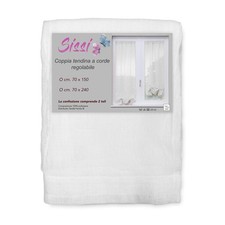 COPPIA tendina SISSI a VETRO