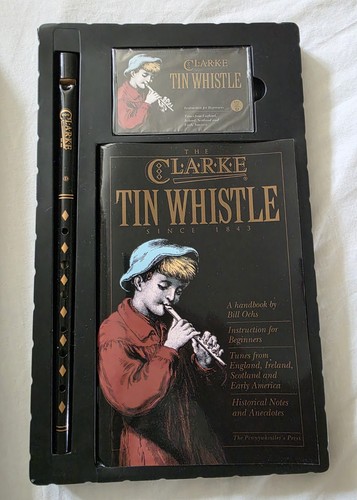 Clarke penny tin - penny, whistle