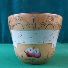 FLORIO CERAMICA/ Tazza Ricordo con decori floreali  _Liberty
