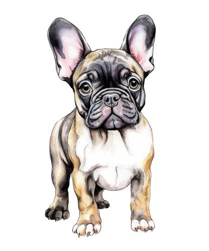 Adesivi auto bulldog - adesivi, francese