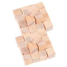  200 Pcs Mini Mattoncini Quadrati Legno Cubi Giocattoli Prescolari Di