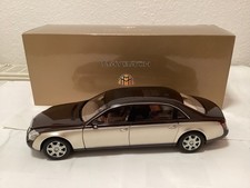 Autoart 1:18, MAYBACH 62, sedili in pelle, oro marrone metallizzato, EDIZIONE RIVENDITORE, IMBALLO ORIGINALE