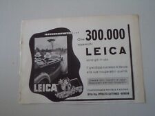 advertising Pubblicità 1939 MACCHINA FOTOGRAFICA LEICA