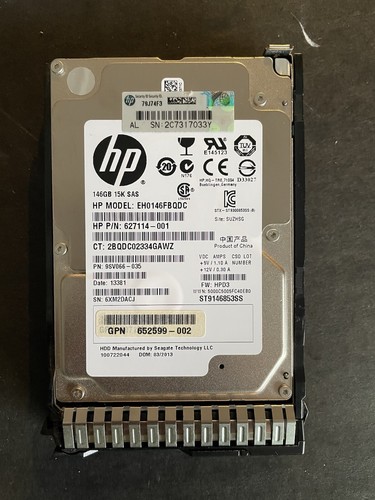 Hard drive eh0146fbqdc - hp,