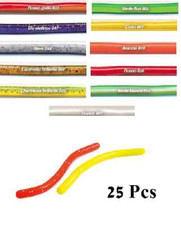 25 spaghetti bionic trout pesca trota lago torrente spaghetto gomma artificiali