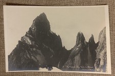 Cartolina fotografica foto Monte Bianco Valle D'Aosta Aiguille Noire de Peuterey