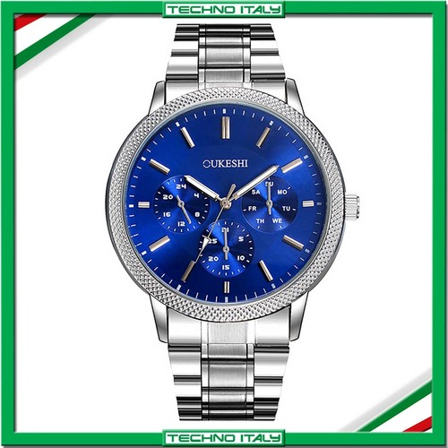 Orologio uomo in acciaio - ✅,