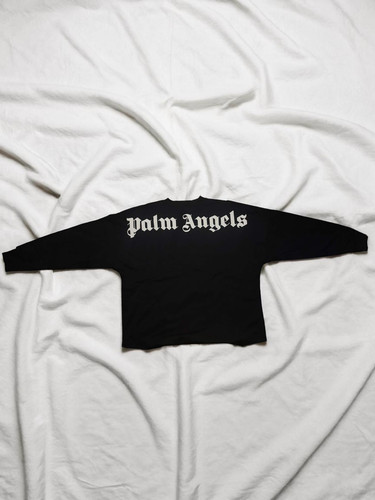 Palm angels black sweatshirt - angels, |
