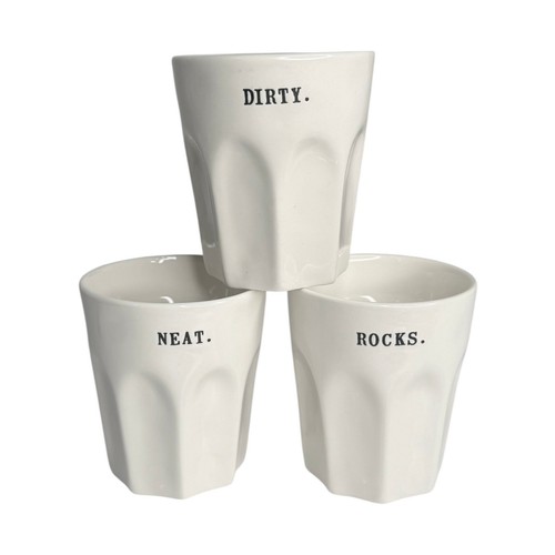 Rae dunn bicchiere whisky set - bicchiere,