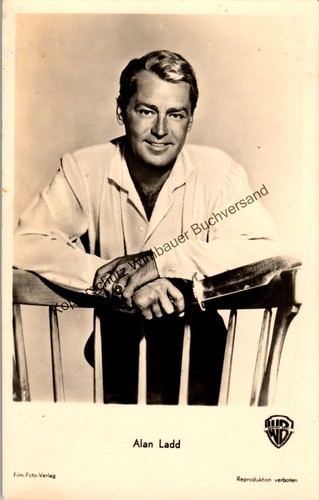 Biglietto autografo alan ladd - biglietto,