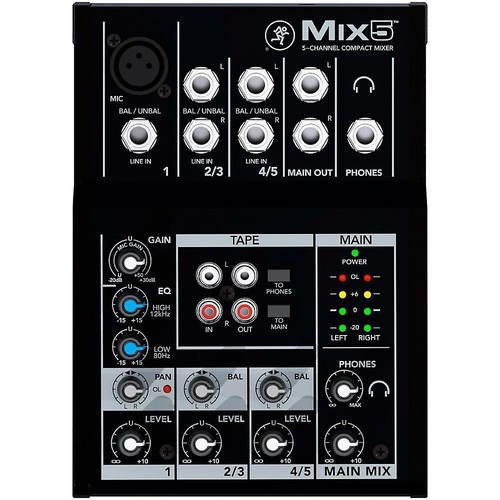 Mackie mix5 mixer compatto - mackie,