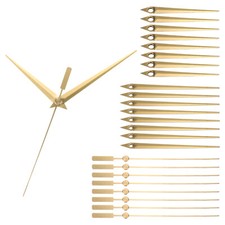Lancette Orologio, 8 Set Lancette Orologio Kit Meccanismo Movimento Alluminio,Oro,A02