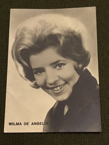 Autografo wilma angelis - wilma, de