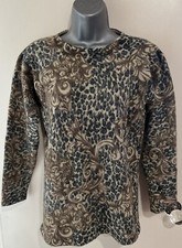 Maglione Carrini beige stampa