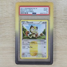 PSA 9 MINT Meowth 102/101