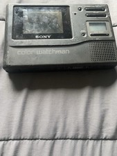 Sony Color Watchman FDL-3500 LCD TV AM/FM Sintonizzatore Stereo - Per Ricambi