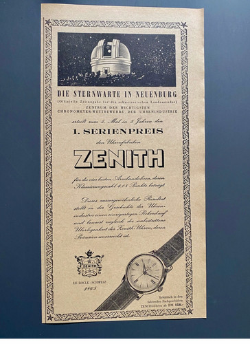 Zenith orologi cronometro - zenith,