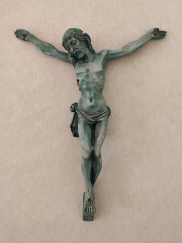 Crocifisso polvere di marmo - 1-,