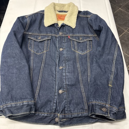 Giacca camionista sherpa denim