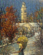 QUIGLIATI VERDIANO , Italy, Novara 1915, Domodossola 2009 "La Gerla"