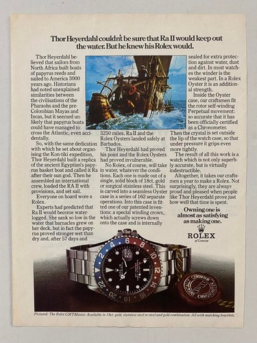 Pubblicità vintage rolex gmt - rolex,