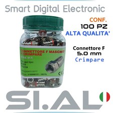 Connettore F maschio a