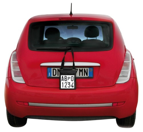 Porta targa prova doppia - targa, a