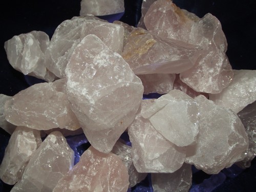 Quarzo rosa grezzo minerali - xl,