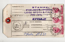 BOLLETTINO DI SPEDIZIONE PACCO ORDINARIO 1980 STRISCIA DI 3 £ 1000 SAN GIORGIO 