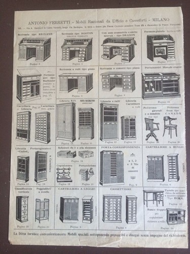 Documento fattura anno - , 1921