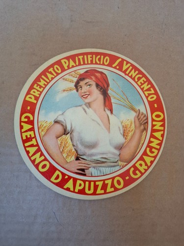 Etichetta pastificio gaetano - etichetta,