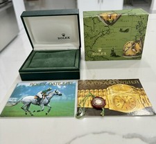 Libretti scatola verde Rolex