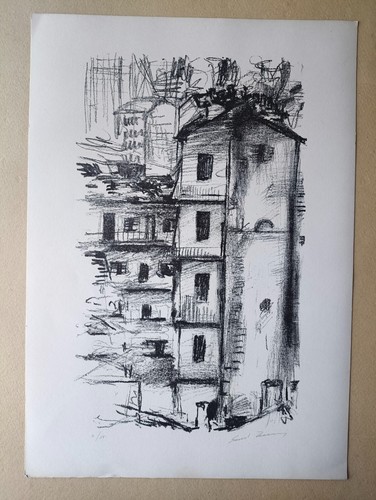Ernesto treccani litografia - -,