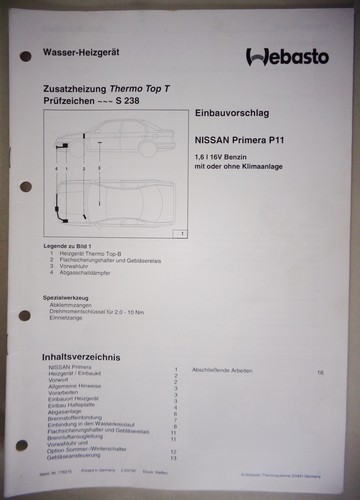 Einbauanleitung webasto - einbauanleitung,