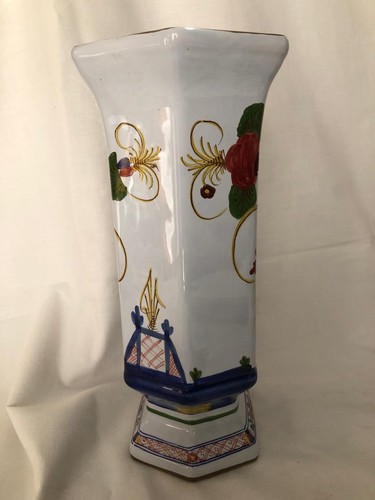 Vaso ceramica faenza decoro - faenza,