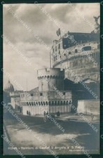 Roma Città Torrioni Castel Sant'Angelo San Pietro Foto cartolina MX1810