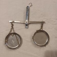 Bilancia Balance Ottone  Vintage Doppio Piatto Sospensione