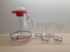 Set Caraffa Brocca Con Porta